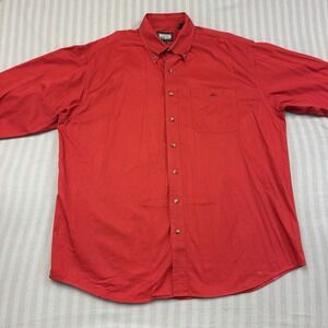 Resistol Rodeo Gear Shirt Mens XL Red‎ Western Button Up Cowboy